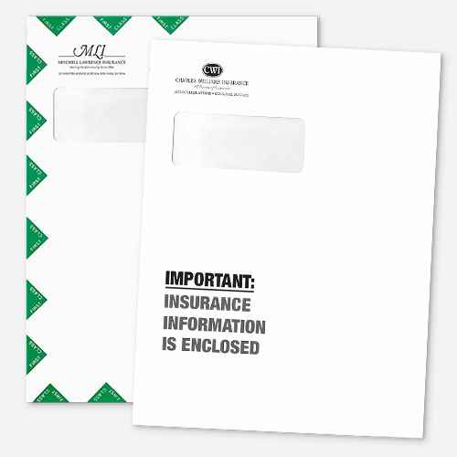 Insurance Policy Envelopes