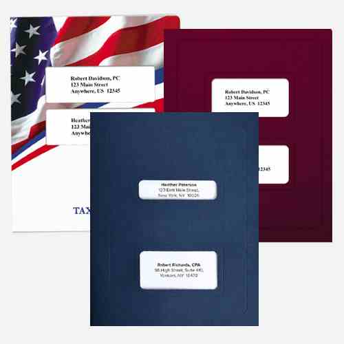 Tax Software Slip Sheet Folders