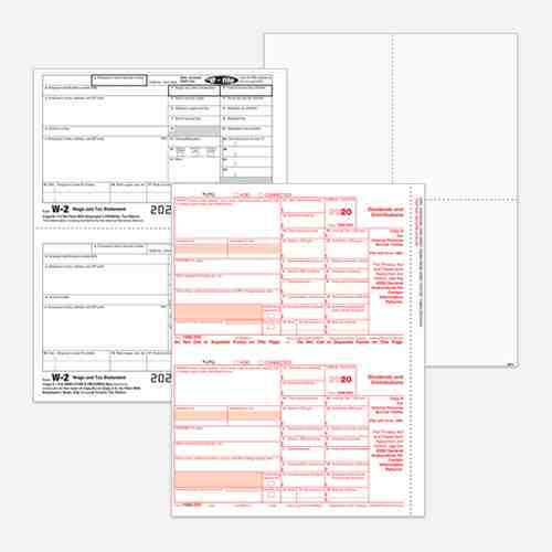 1099 W-2 Tax Forms