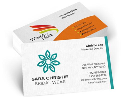 Custom Linen Business Cards