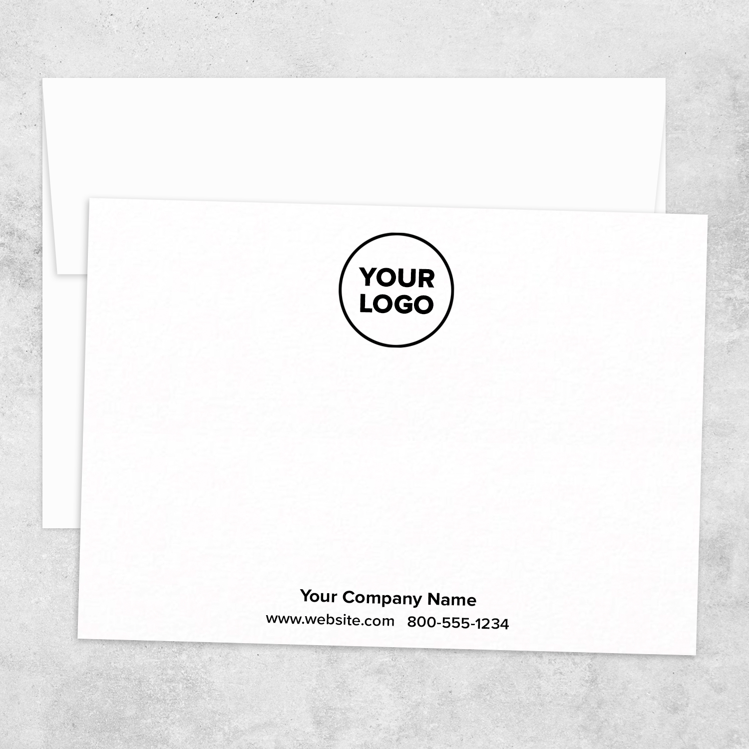 Business Note Cards - Flat