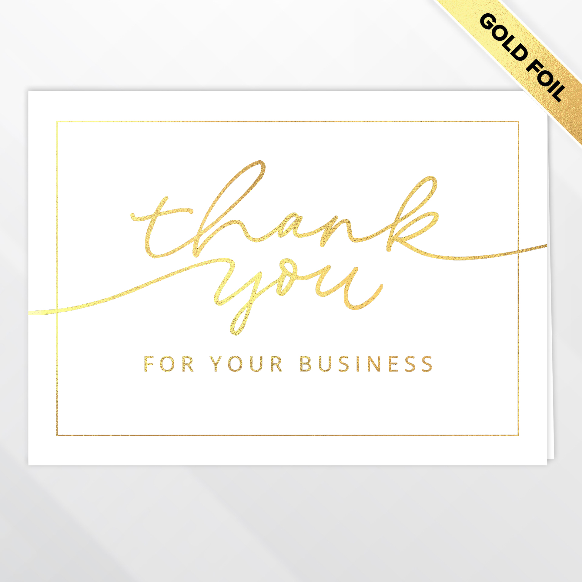 SUPREME IMPRESSION Thank You Cards Small Business 100 Pack